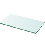 vidaXL Schappen 2 st 20x30 cm glas transparant