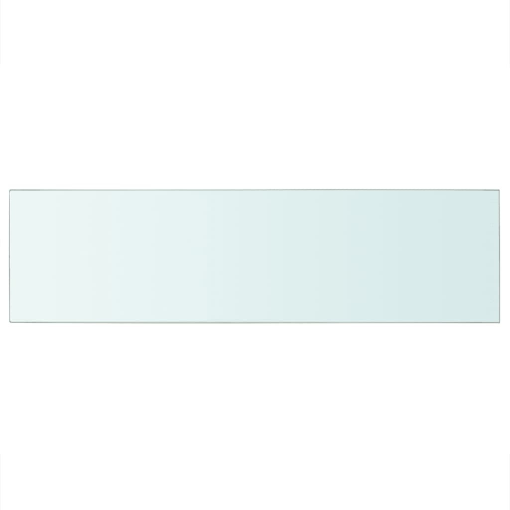 vidaXL Wandschap transparant 90x25 cm glas