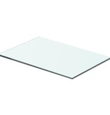 vidaXL Wandschap transparant 40x20 cm glas