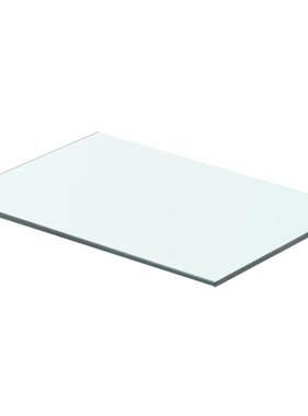 vidaXL Wandschap transparant 40x20 cm glas