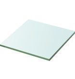 vidaXL Wandschap transparant 30x30 cm glas