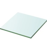 VidaXL Wandschap transparant 20x20 cm glas
