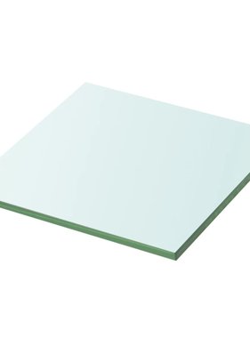 vidaXL Wandschap transparant 20x20 cm glas