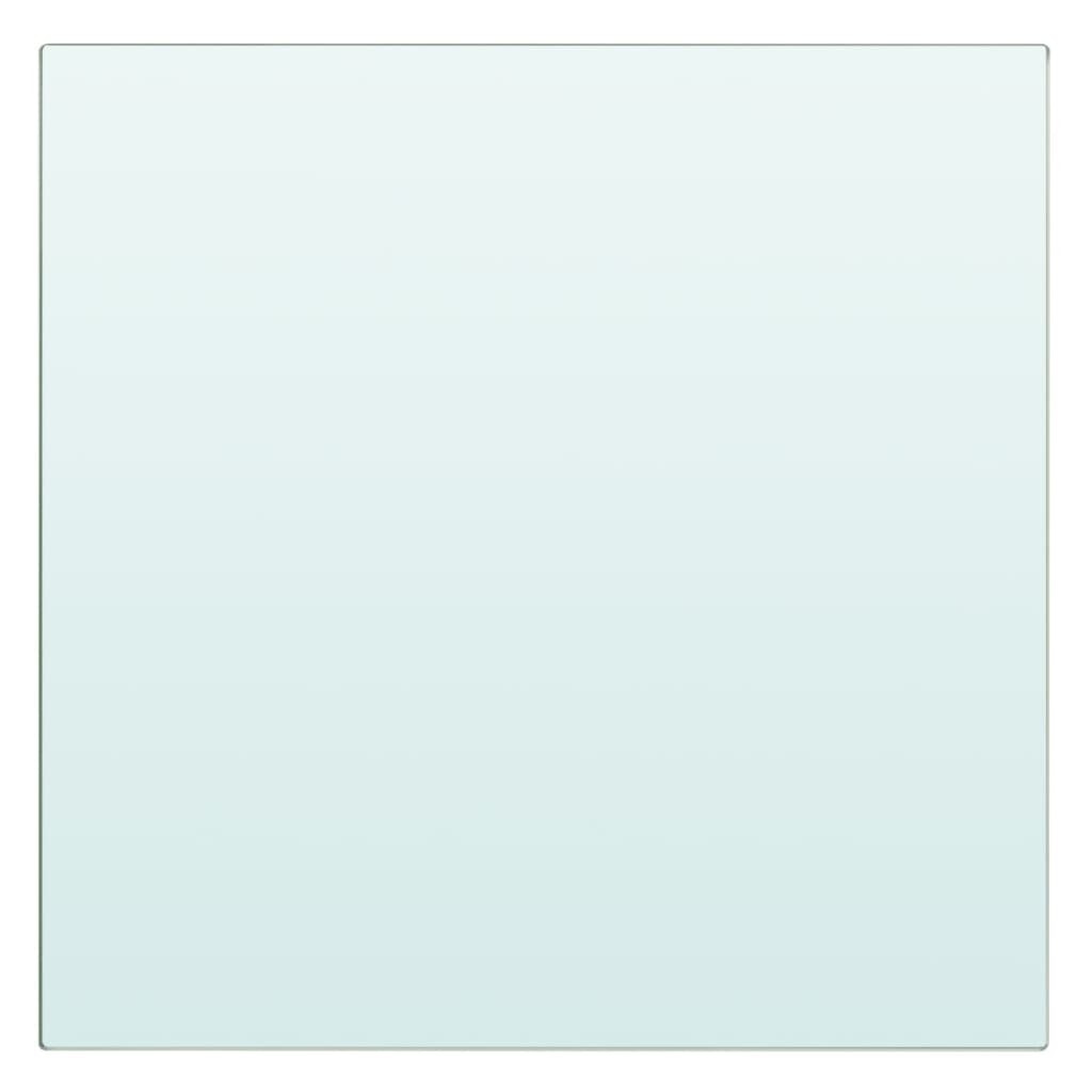 VidaXL Wandschap transparant 20x20 cm glas