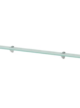 VidaXL Zwevend schap 100x10 cm 8 mm glas