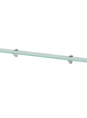 VidaXL Zwevend schap 90x10 cm 8 mm glas