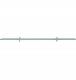 VidaXL Zwevend schap 90x10 cm 8 mm glas