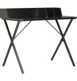 vidaXL Bureau 80x50x84 cm zwart