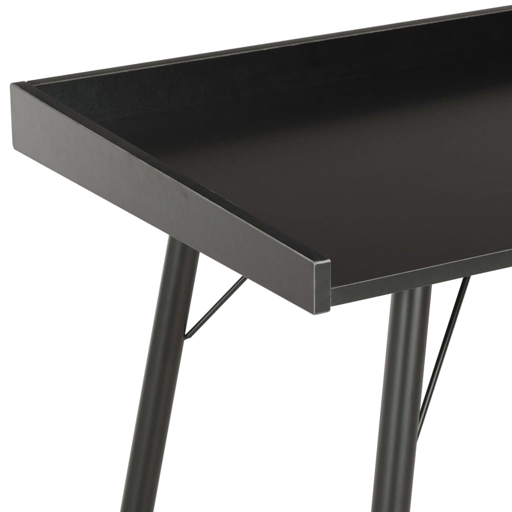 vidaXL Bureau 90x50x79 cm zwart