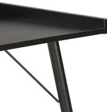 vidaXL Bureau 90x50x79 cm zwart