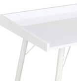 vidaXL Bureau 90x50x79 cm wit