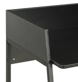 vidaXL Bureau 90x60x88 cm zwart