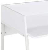 vidaXL Bureau 90x60x88 cm wit