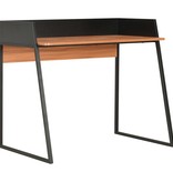 vidaXL Bureau 90x60x88 cm zwart en bruin