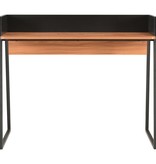 vidaXL Bureau 90x60x88 cm zwart en bruin