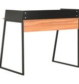 vidaXL Bureau 90x60x88 cm zwart en bruin