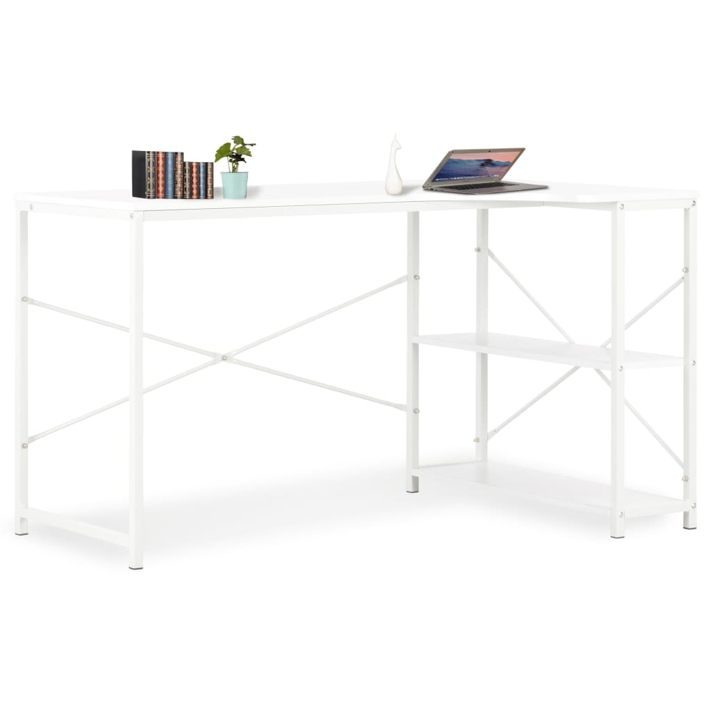 VidaXL Computerbureau 120x72x70 cm wit