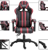 VidaXL Gamingstoel PU wijnrood
