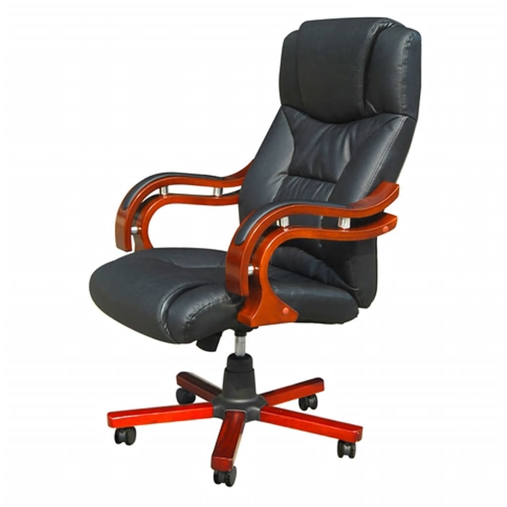 VidaXL Bureaustoel directie S220 zwart