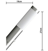 vidaXL Buitenlamp RVS Enego met sensor (2 stuks)