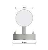 VidaXL Buitenlamp RVS Savona met sensor (2 stuks)