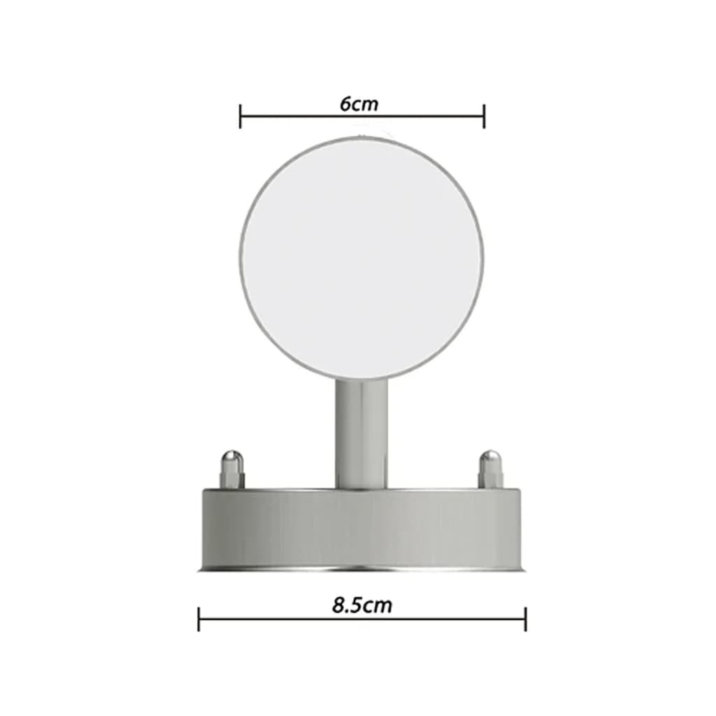 vidaXL Buitenlamp RVS Savona met sensor (2 stuks)