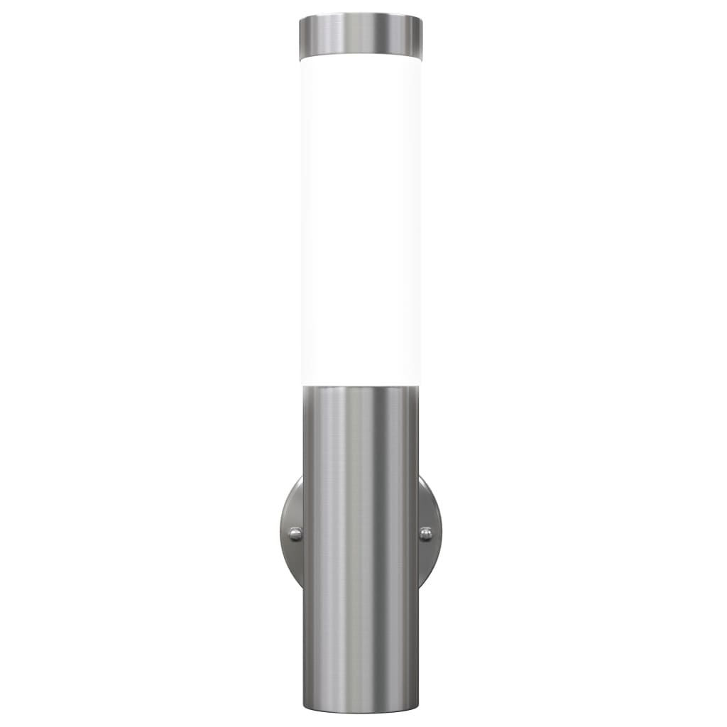 vidaXL Buitenlamp RVS Savona (2 stuks)