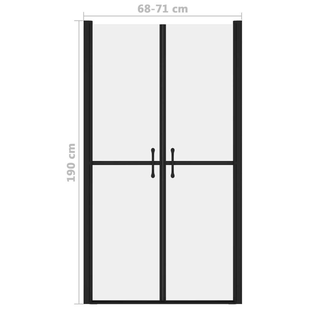 vidaXL Douchedeur (68-71)x190 cm ESG mat