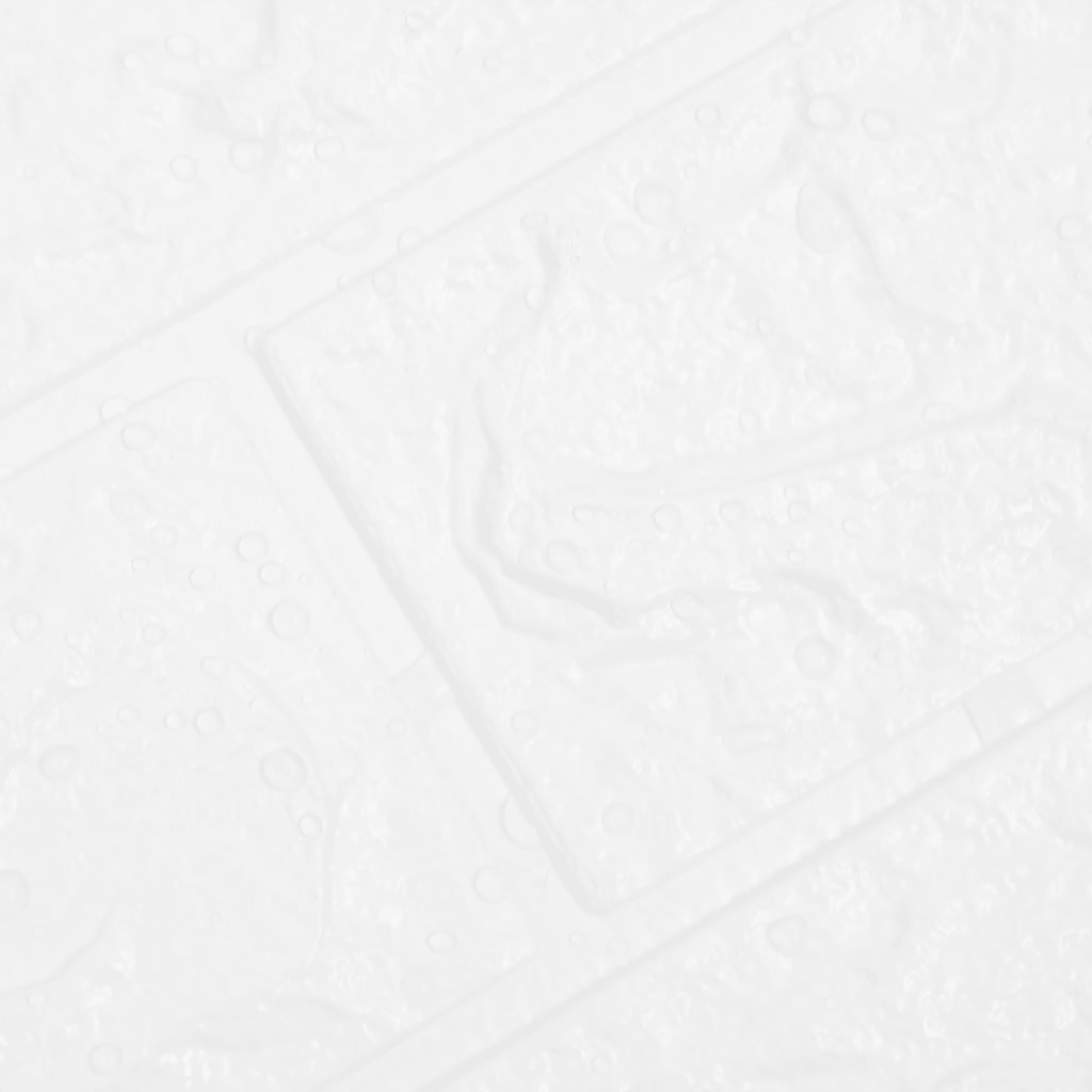 VidaXL 3D-behang zelfklevend 10 st bakstenen wit