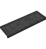 VidaXL Trapmatten 5 st 65x25 cm naaldvilt grijs