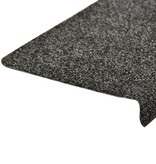 VidaXL Trapmatten 5 st 65x25 cm naaldvilt grijs