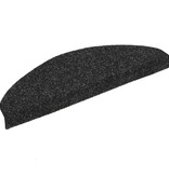 VidaXL Trapmatten zelfklevend 10 st 65x21x4 cm naaldvilt zwart