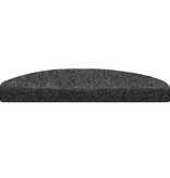 VidaXL Trapmatten zelfklevend 10 st 65x21x4 cm naaldvilt donkergrijs