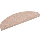 VidaXL Trapmatten zelfklevend 10 st 65x21x4 cm naaldvilt bruin