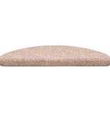 VidaXL Trapmatten zelfklevend 5 st 65x21x4 cm naaldvilt bruin
