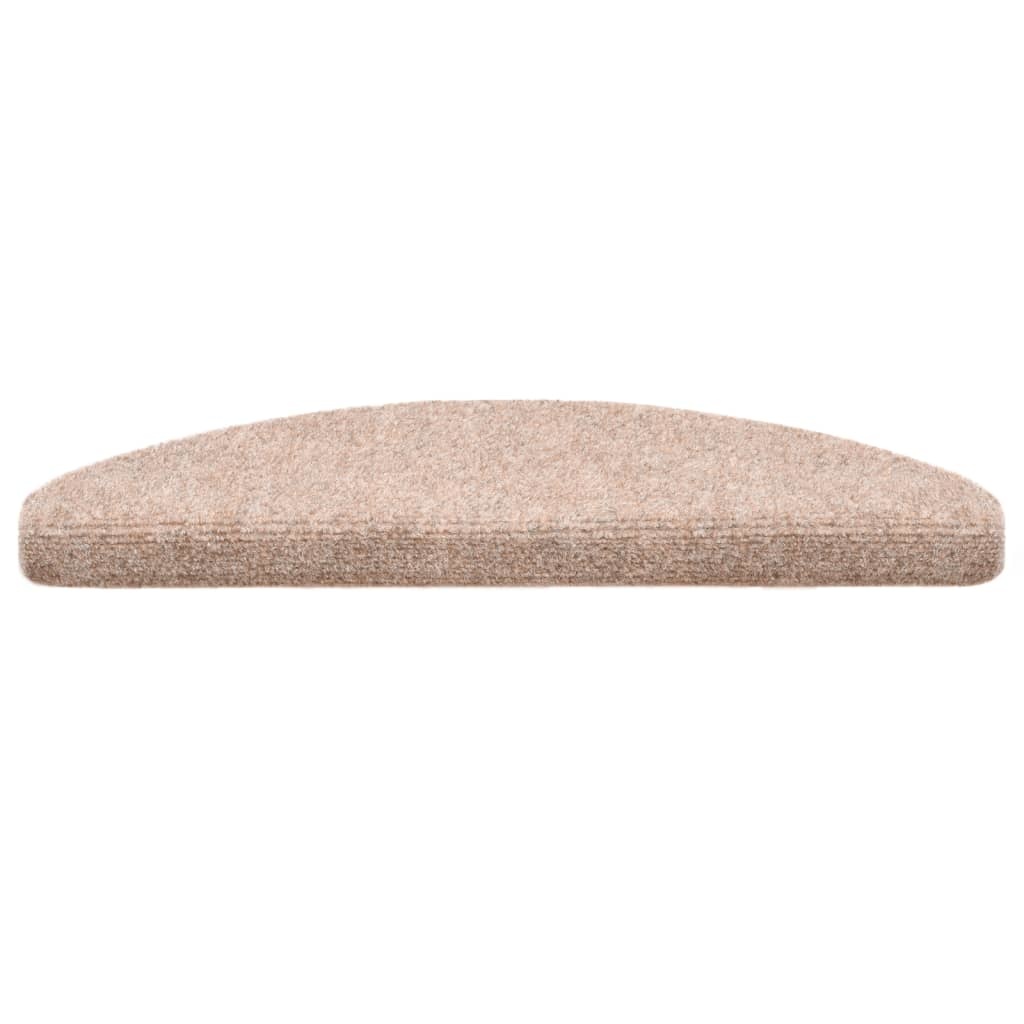 VidaXL Trapmatten zelfklevend 5 st 65x21x4 cm naaldvilt bruin