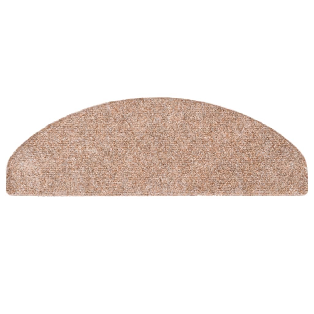 VidaXL Trapmatten zelfklevend 5 st 65x21x4 cm naaldvilt bruin