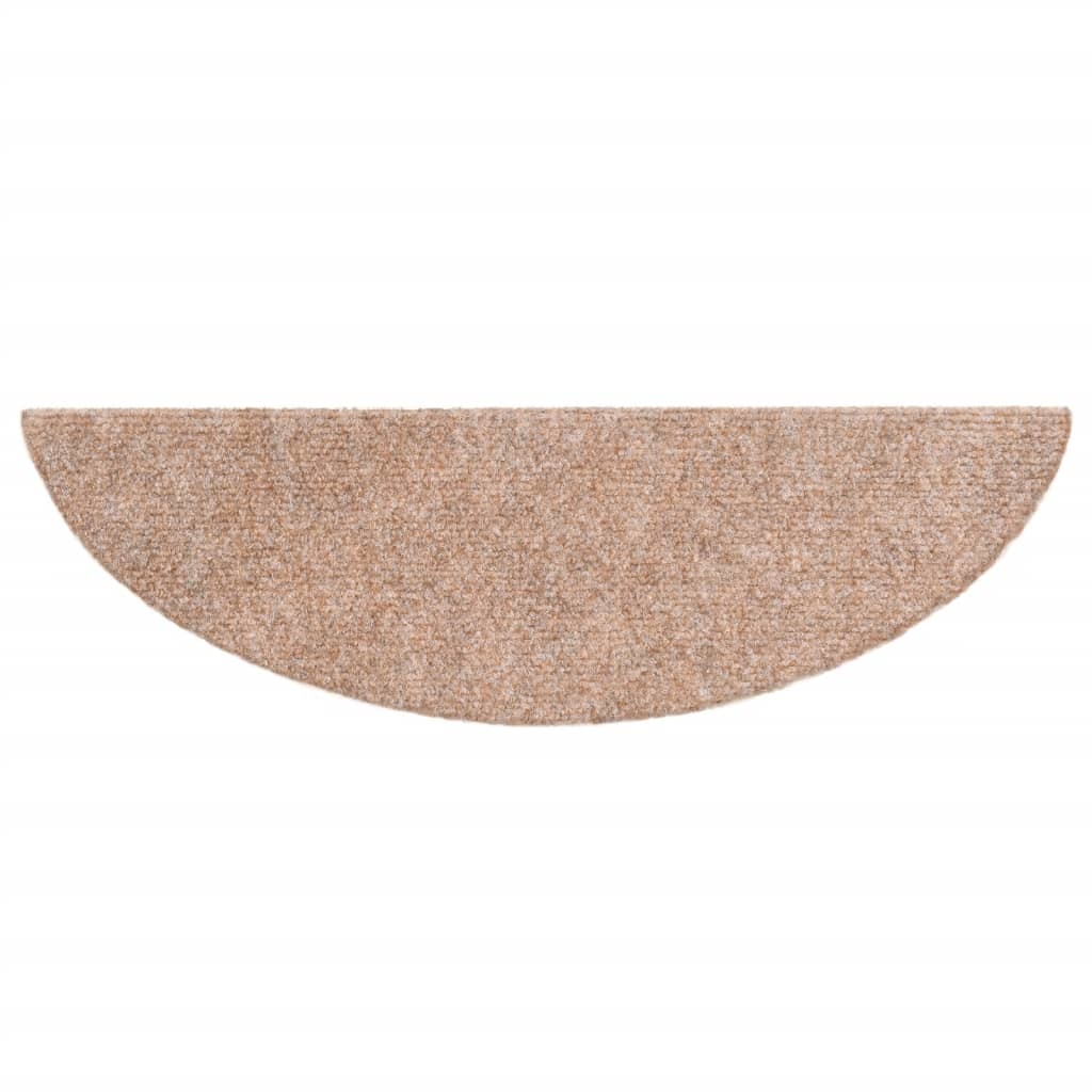 VidaXL Trapmatten zelfklevend 10 st 54x16x4 cm naaldvilt bruin