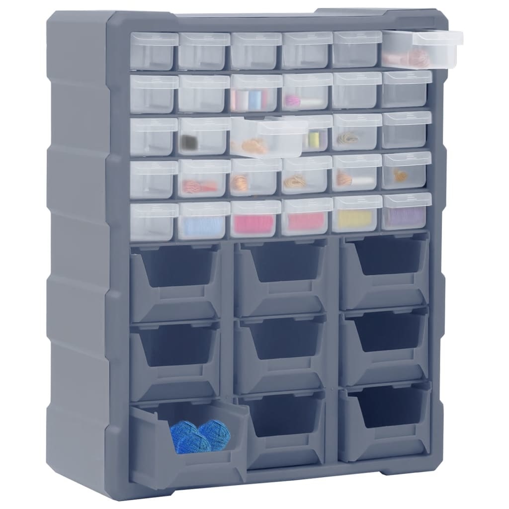 vidaXL Organiser met 39 lades 38x16x47 cm