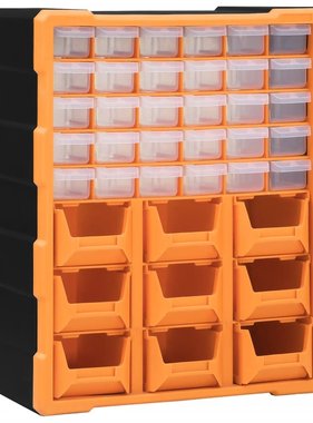 VidaXL Organiser met 39 lades 38x16x47 cm