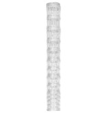 VidaXL Hek 50 m 150 cm gegalvaniseerd staal zilverkleurig