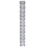 VidaXL Hek 50 m 150 cm gegalvaniseerd staal zilverkleurig