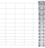 VidaXL Hek 50 m 150 cm gegalvaniseerd staal zilverkleurig