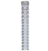 VidaXL Hek 50x1,6 m gegalvaniseerd staal zilverkleurig