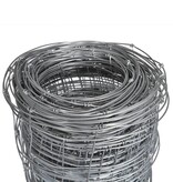 VidaXL Hek 50x1,6 m gegalvaniseerd staal zilverkleurig