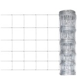 VidaXL Hek 50x1,5 m gegalvaniseerd staal zilverkleurig
