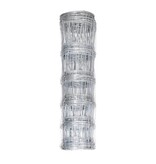 VidaXL Hek 50x1,5 m gegalvaniseerd staal zilverkleurig