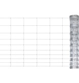 VidaXL Hek 50x1,2 m gegalvaniseerd staal zilverkleurig