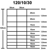 VidaXL Hek 50x1,2 m gegalvaniseerd staal zilverkleurig
