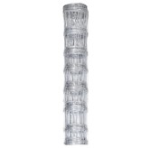 VidaXL Hek 50x1 m gegalvaniseerd staal zilverkleurig